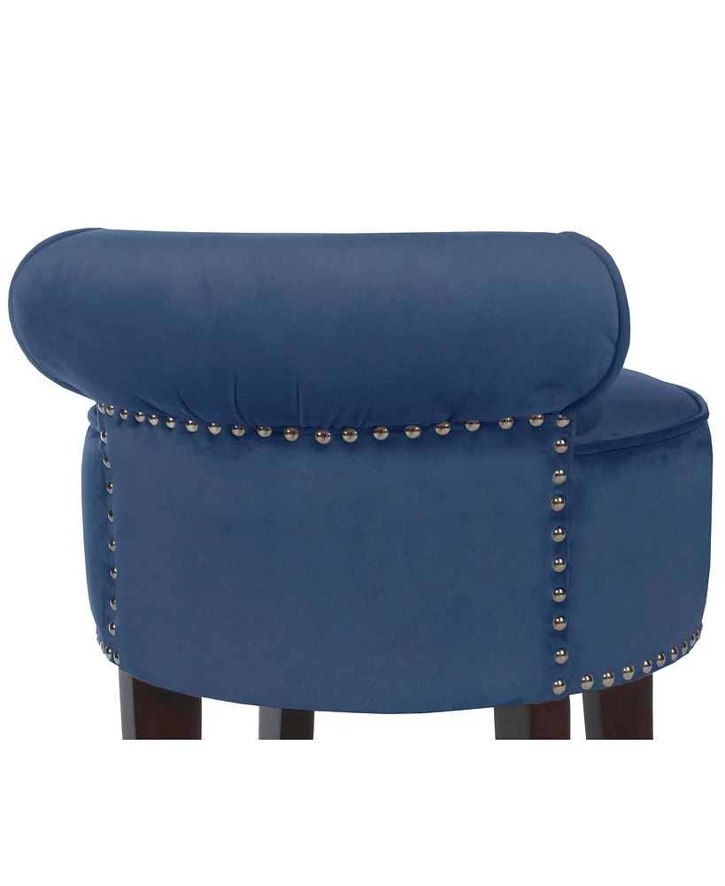 Hillsdale Lena Upholstered Vanity Stool