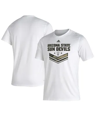 Men's adidas White Arizona State Sun Devils Military-Inspired Appreciation Creator T-shirt