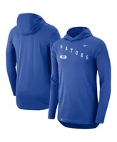 Men's Nike Royal Florida Gators Team Performance Long Sleeve Hoodie T-shirt