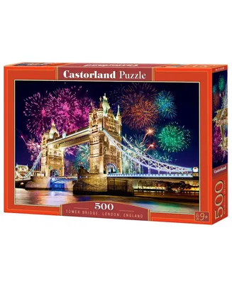 Castorland Tower Bridge, London, England Jigsaw Puzzle Set, 500 Piece