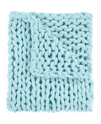 Donna Sharp Chenille Knitted Throw, 40" x 50"