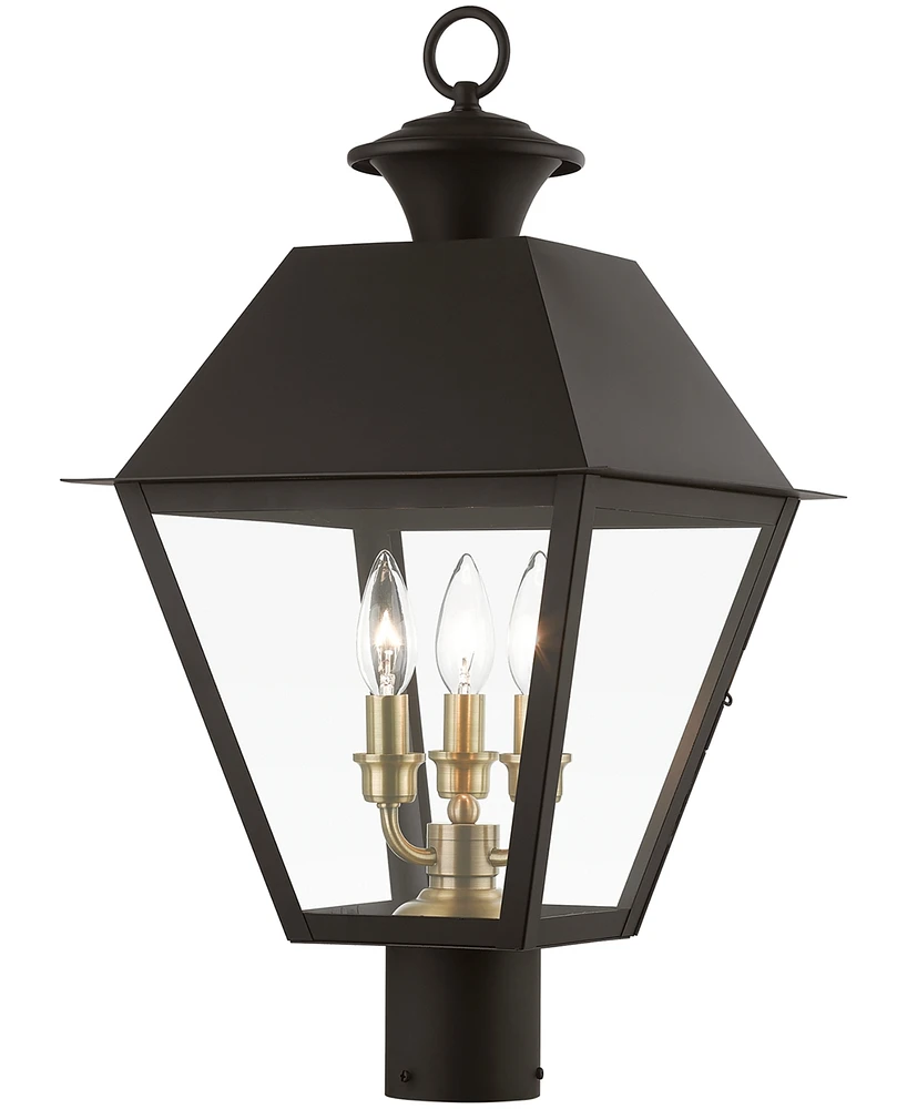 Livex Wentworth Light Outdoor Post Top Lantern