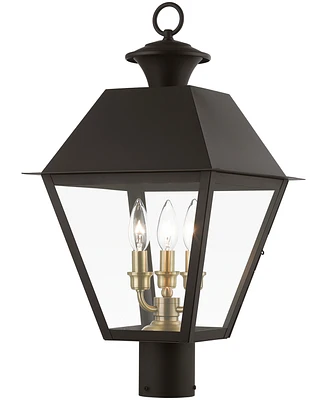 Livex Wentworth Light Outdoor Post Top Lantern
