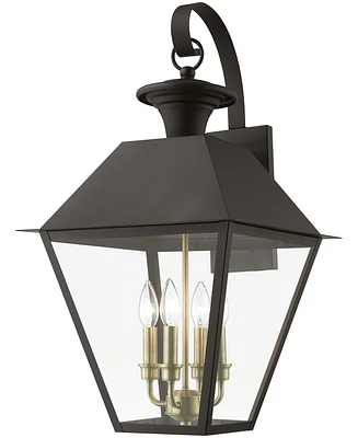 Livex Wentworth 4 Light Outdoor Extra Large Wall Lantern
