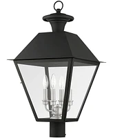 Livex Wentworth 4 Light Outdoor Post Top Lantern