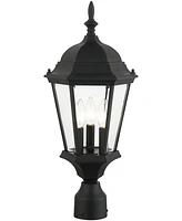 Livex Hamilton 3 Light Outdoor Post Top Lantern