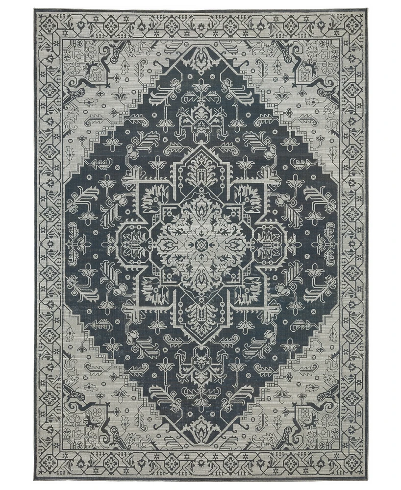 Oriental Weavers Intrigue INT07 7'10" x 10'10" Area Rug