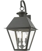 Livex Wentworth 3 Light Outdoor Large Wall Lantern