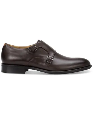 Boss by Hugo Men's Colby Double-Buckle Monk Strap Dress Shoes