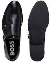 Boss by Hugo Men's Colby Double-Buckle Monk Strap Dress Shoes