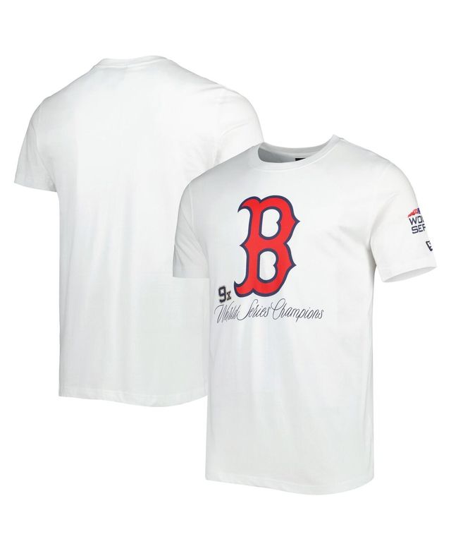 Men's New Era White Boston Red Sox Historical Championship T-Shirt