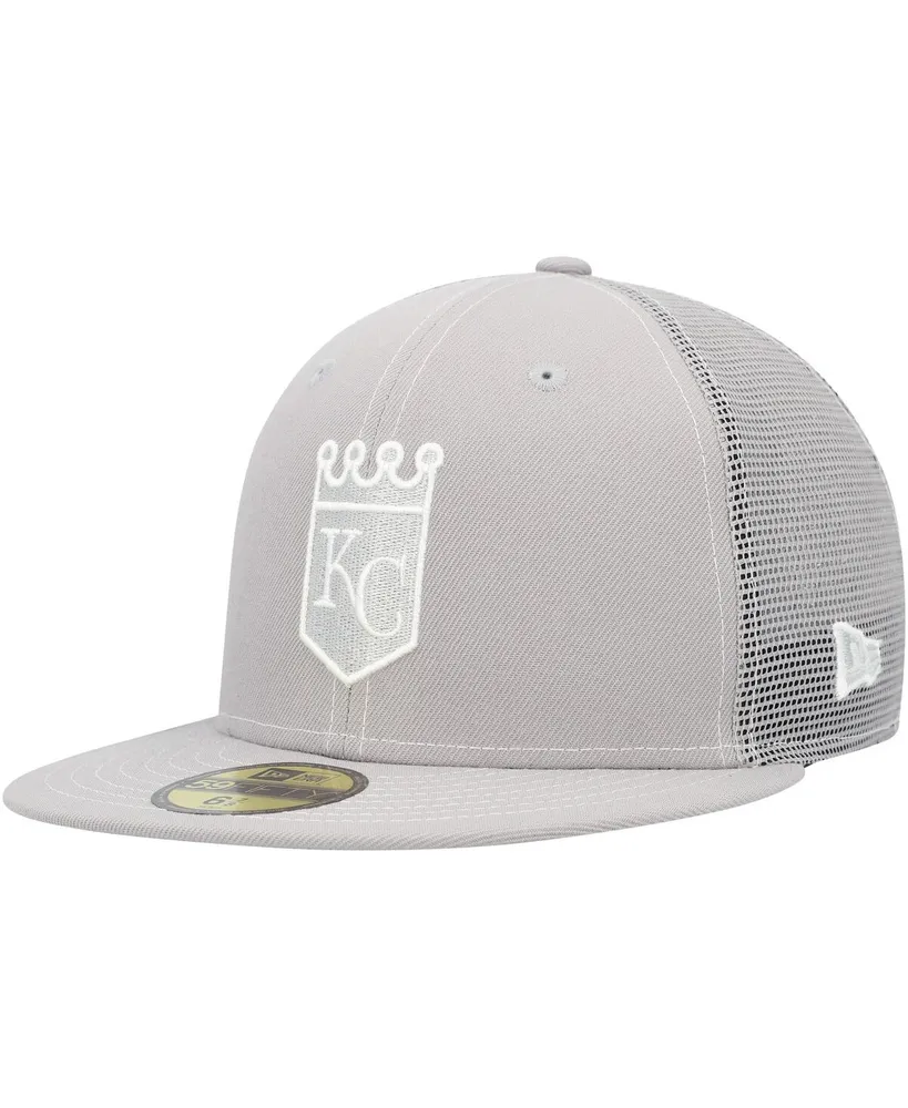 New Era Men's New Era Navy Kansas City Royals White Logo 59FIFTY