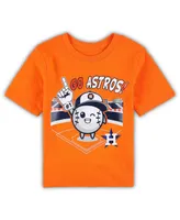 Preschool Boys and Girls Orange Houston Astros Ball Boy T-shirt