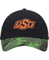 Men's Nike Black and Camo Oklahoma State Cowboys Veterans Day 2Tone Legacy91 Adjustable Hat