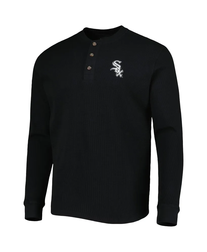 Men's Dunbrooke Chicago White Sox Black Maverick Long Sleeve T-shirt