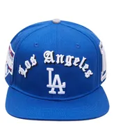 Men's Pro Standard Royal Los Angeles Dodgers 2020 World Series Old English Snapback Hat