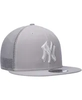 Men's New Era Gray New York Yankees 2023 On-Field Batting Practice 9FIFTY Snapback Hat