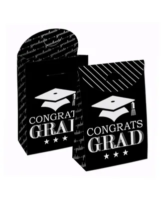 Graduation Cheers Graduation Gift Favor Bags Party Goodie Boxes 12 Ct