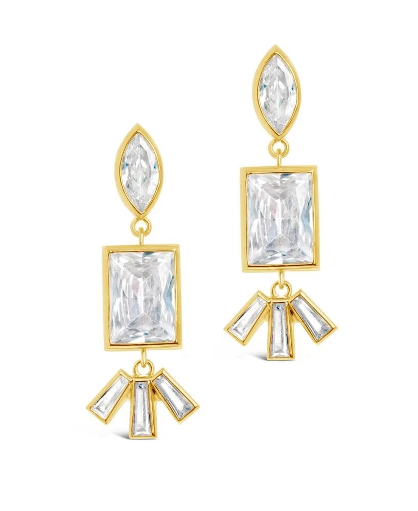 Sterling Forever Bella Drop Earrings