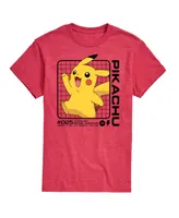 Airwaves Men's Pokemon Pikachu Grid T-shirt