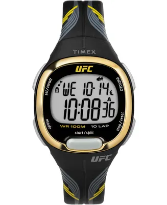 Timex Ufc Women's Quartz Takedown Resin Black Watch, 33mm