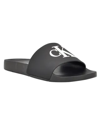 Calvin Klein Women's Arin Logo Pool Slide Sandals