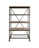 Thurmont 40"W Bookshelf - 2-Tone Finish