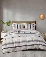 Inkivy Cody 3 Piece Cotton Comforter Sets