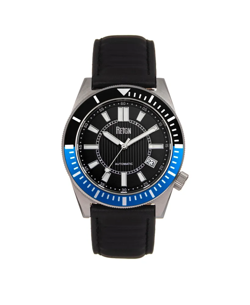 Reign Men Francis Leather Watch - /Blue