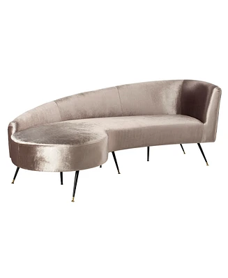 Evangeline 86" Velvet Parisian Sofa