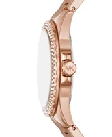 Michael Kors Women's Everest Quartz Three-Hand Rose Gold-Tone Stainless Steel Watch 33mm