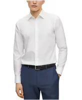 Boss by Hugo Boss Men's Slim-Fit Easy-Iron Cotton Poplin Shirt