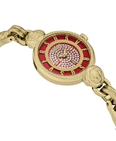 Versus Versace Women's Les Docks Petite 2 Hand Quartz Gold-Tone Stainless Steel Watch, 30mm