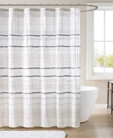 Ink+Ivy Nea 72" x 72" Cotton Printed Shower Curtain with Trims