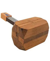 Project Genius Thor's Hammer Wooden Puzzle, Medium Difficulty, Disassemble And Reassemble This Norse-Themed Brainteaser Famed Mjolnir