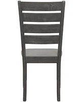 Coaster Home Furnishings Dalila 2-Piece Asian Hardwood Ladder Back Side Chair Set
