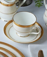 Noritake Odessa Gold Set of 4 Saucers, Service For 4