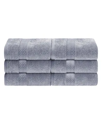 Superior Rayon from Bamboo Blend Ultra Soft Quick Drying 6 Piece Hand Towel Set, 30" L x 16" W