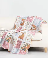 Greenland Home Fashions Everly Shabby Chic Throw Blanket, 50" x 60"