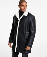 Ben Sherman Men's Shearling Classic Fit Overcoats