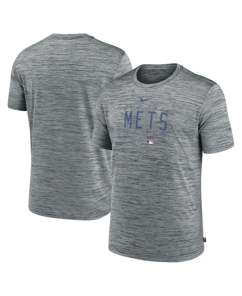 Nike Men's New York Mets Gray Cotton T-Shirt