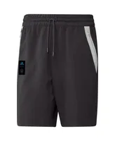 Men's adidas Black Charlotte Fc 2023 Player Travel Shorts