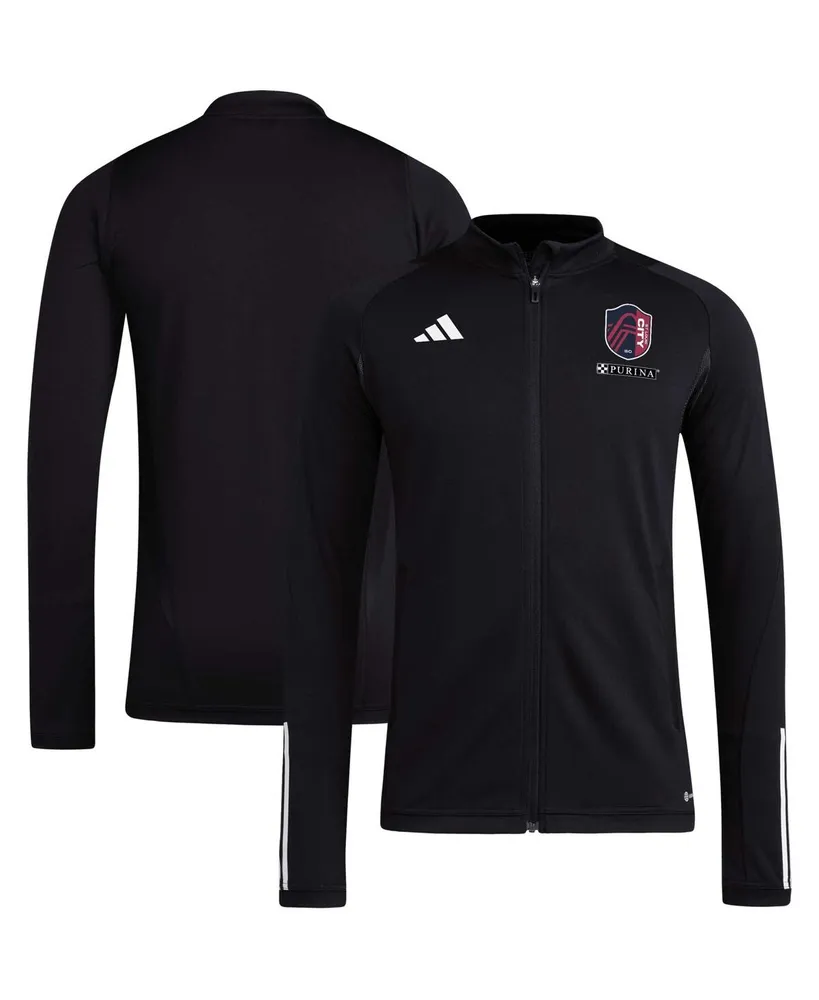 Men's adidas Black St. Louis City Sc 2023 On-Field Aeroready Full-Zip Training Top