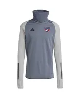 Men's adidas Gray Fc Dallas Warm Raglan Cold.rdy Top