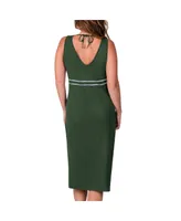 Women's G-iii 4Her by Carl Banks Green Michigan State Spartans Training V-Neck Maxi Dress