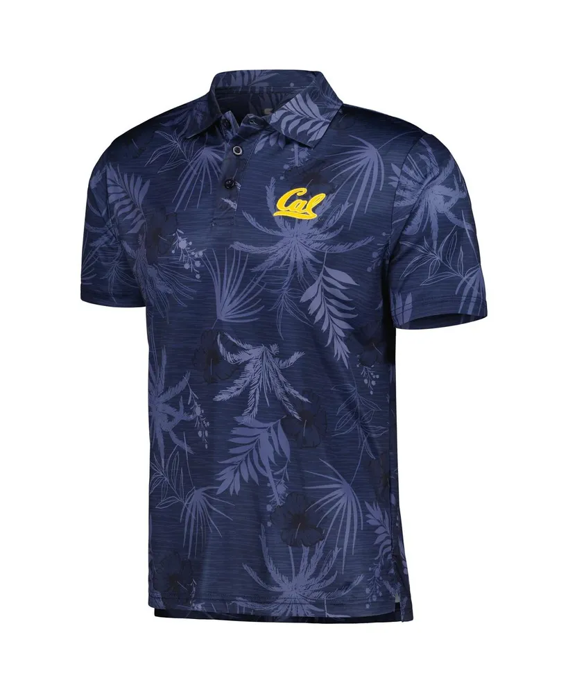 Men's Colosseum Navy Cal Bears Palms Team Polo Shirt