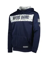 Men's Colosseum Navy Notre Dame Fighting Irish Oht Military-Inspired Appreciation Team Color Pullover Hoodie