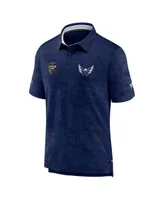 Men's Fanatics Navy Washington Capitals 2023 Nhl Stadium Series Authentic Pro Polo Shirt