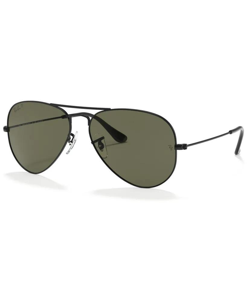 Ray-Ban Unisex Polarized Sunglasses, RB3025 Aviator Classic