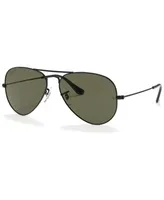 Ray-Ban Unisex Polarized Sunglasses, RB3025 Aviator Classic